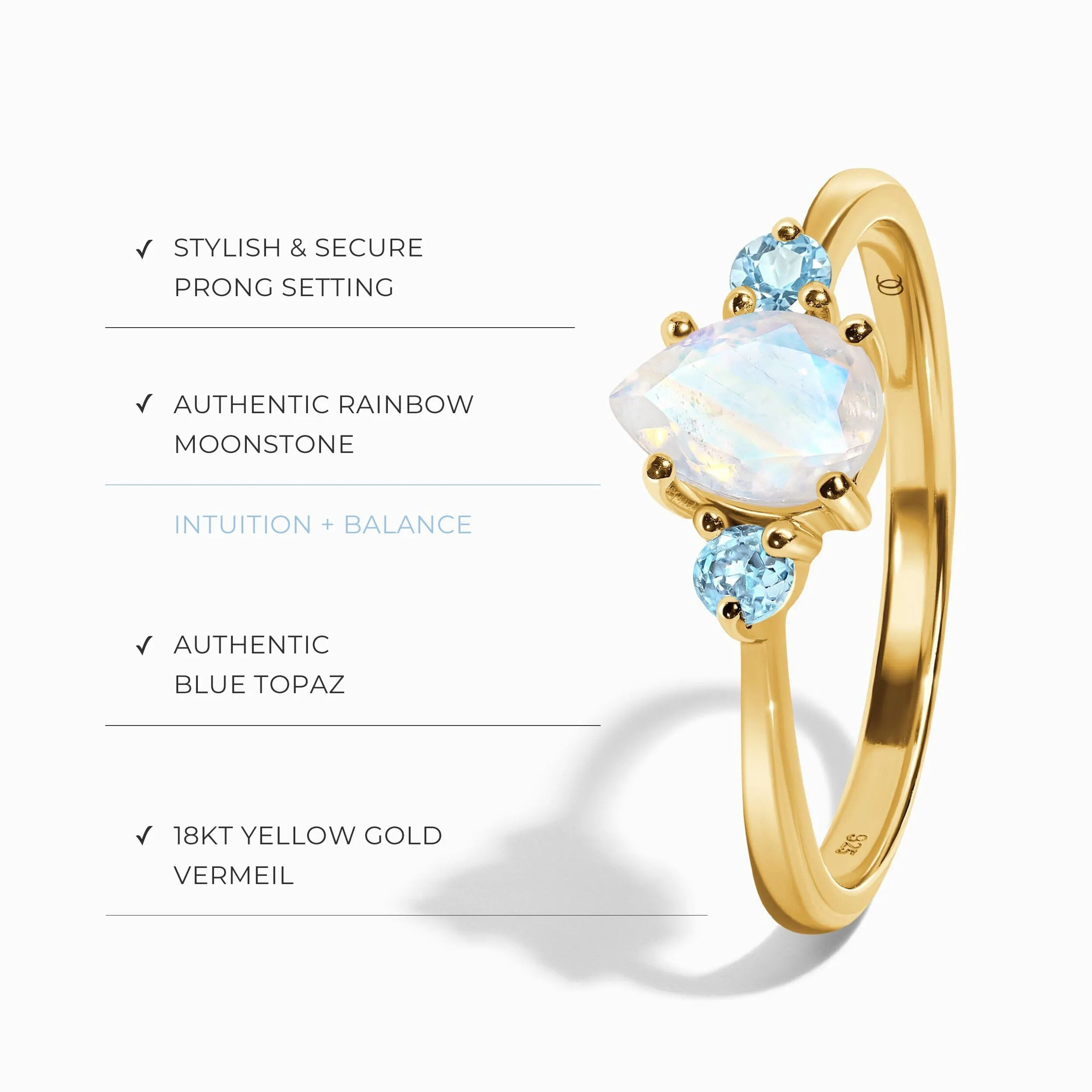 Moonstone Ring - Lania