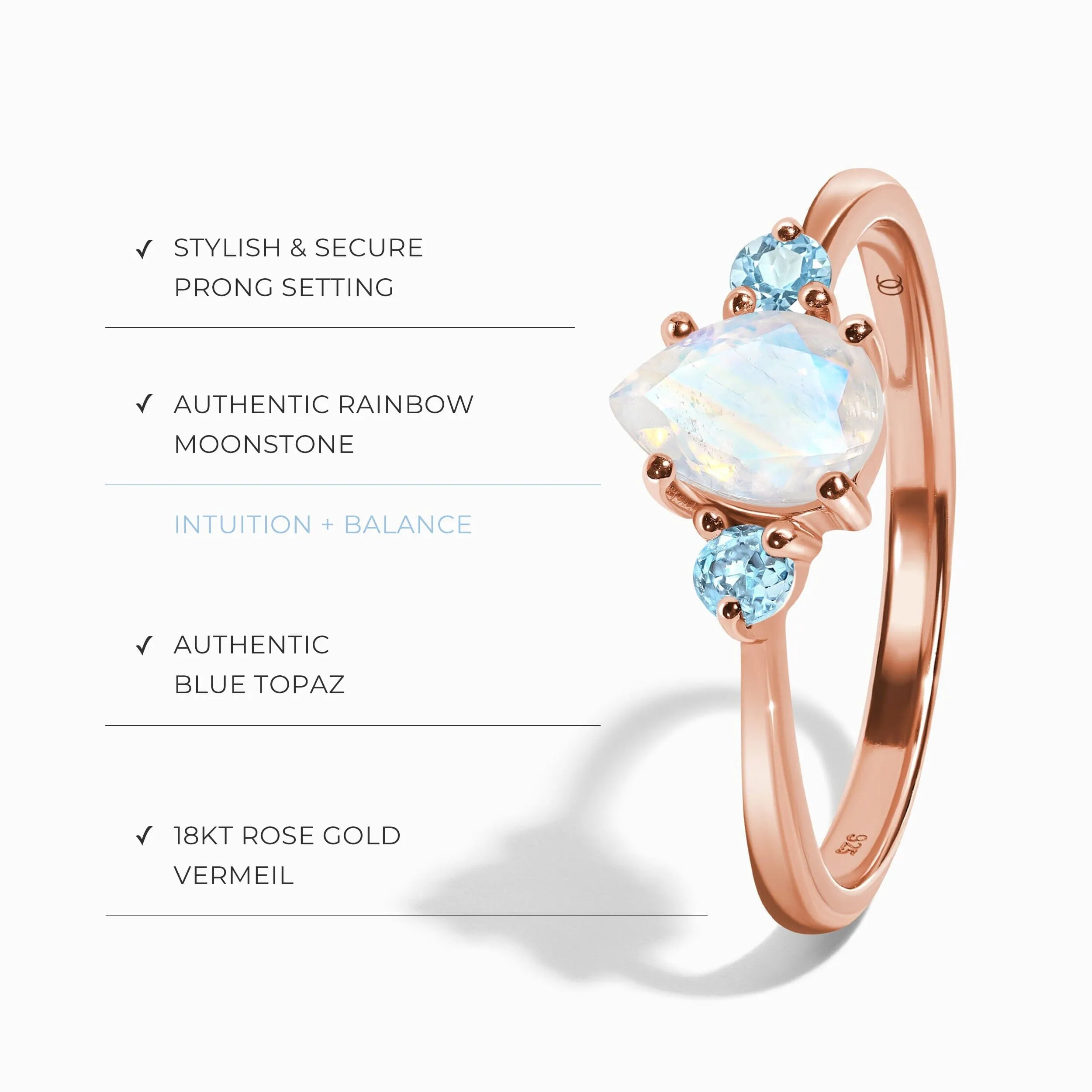 Moonstone Ring - Lania