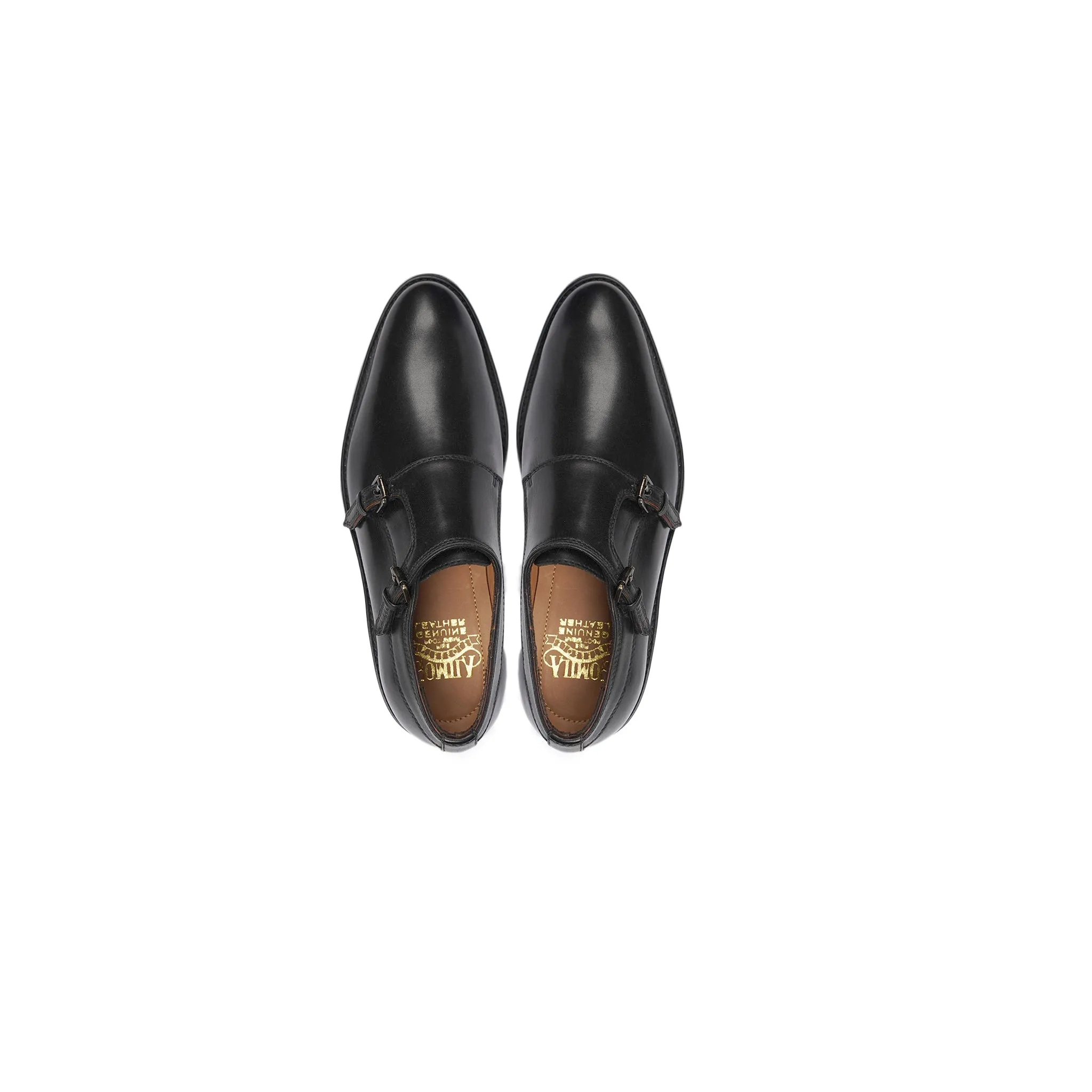 Odivelas - Kid's Black Calf Leather Double Monkstrap (5-12 Years Old)