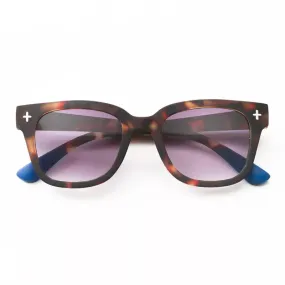 Okkia  - GIOVANNI Unisex Sunglasses - Havana Blue