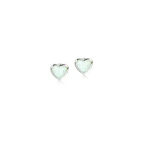 Opal Aloha Heart Earrings