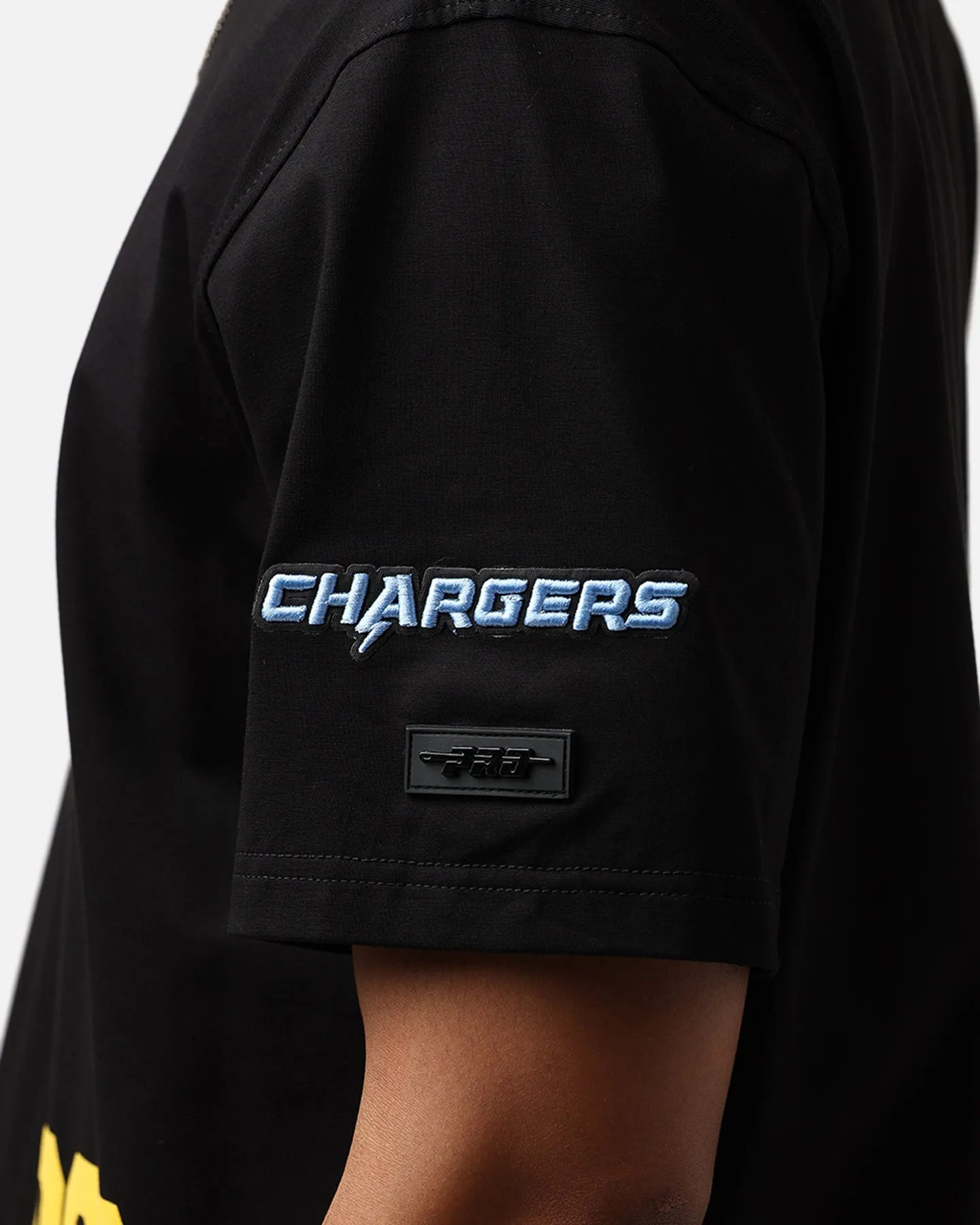 Pro Standard Los Angeles Chargers Fast Lane SJ T-Shirt Black