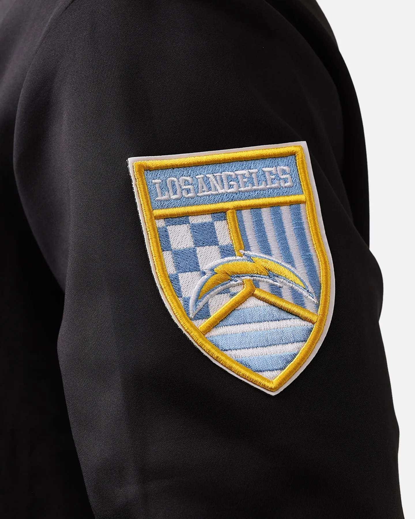 Pro Standard Los Angeles Chargers Fast Lane Track Jacket Black