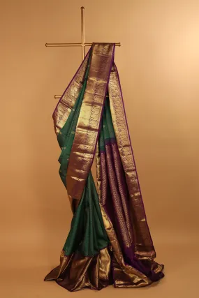 Pure Kanjivaram Silk hand woven saree