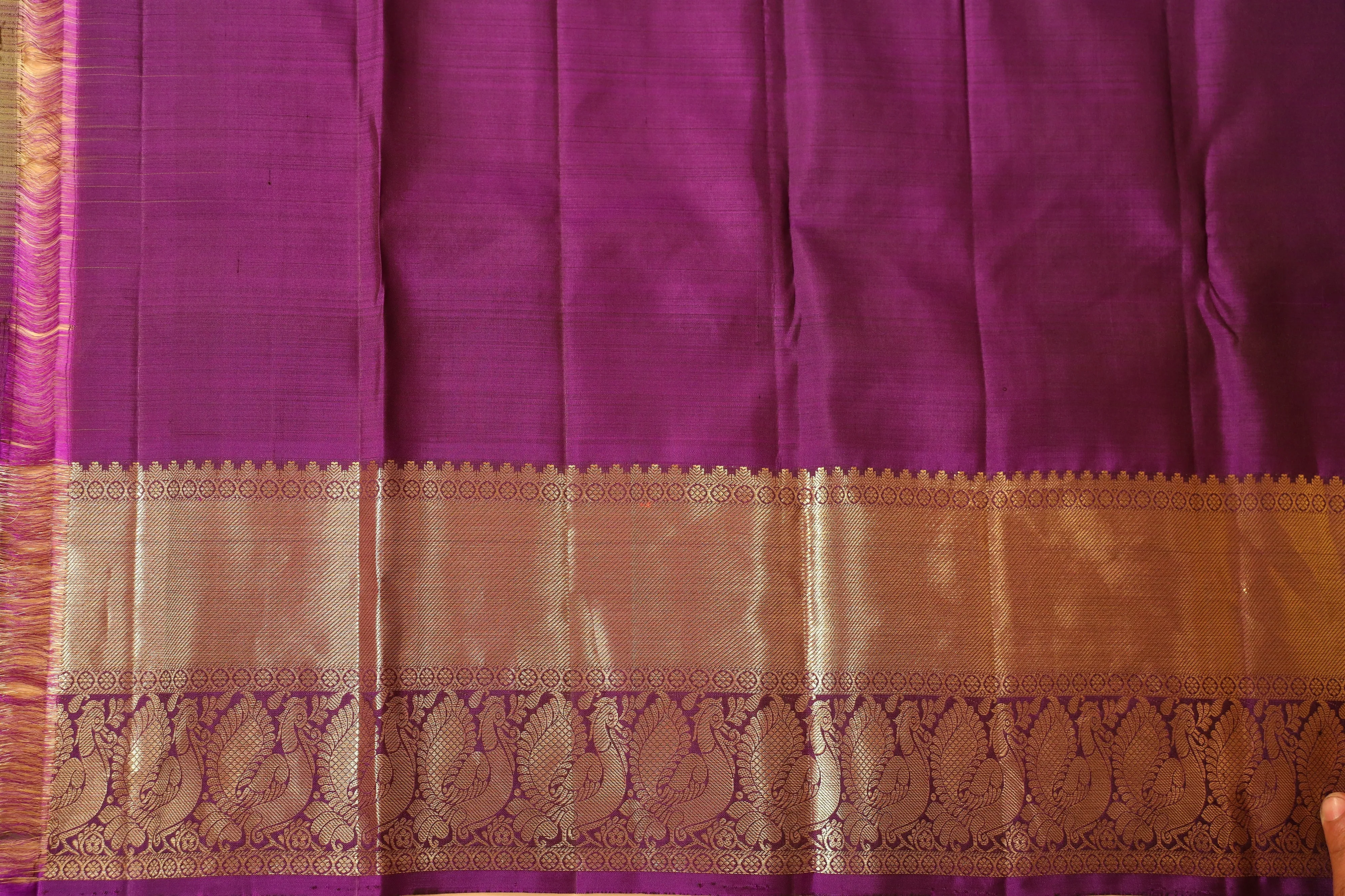 Pure Kanjivaram Silk hand woven saree