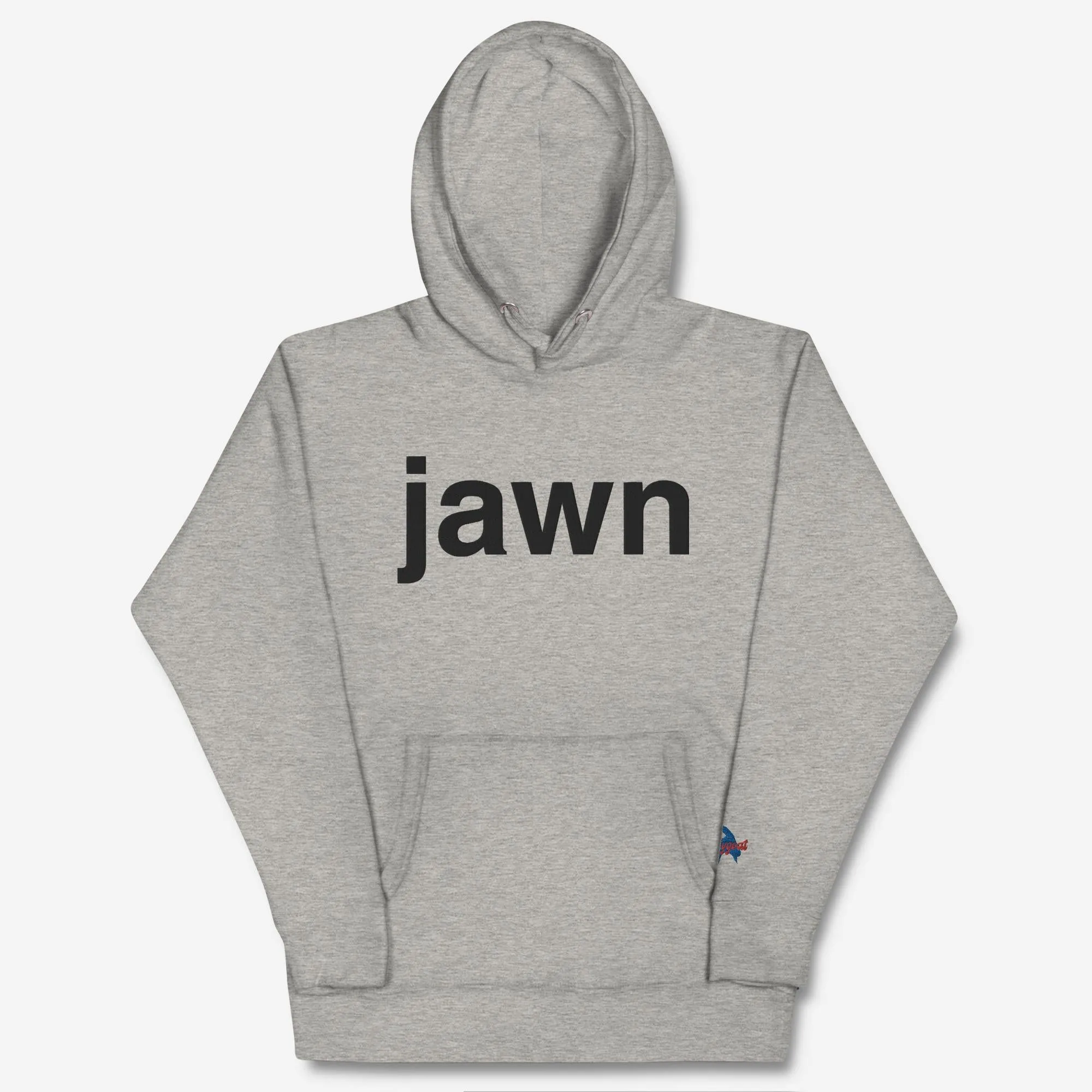 "Helvetica Jawn" Embroidered Hoodie