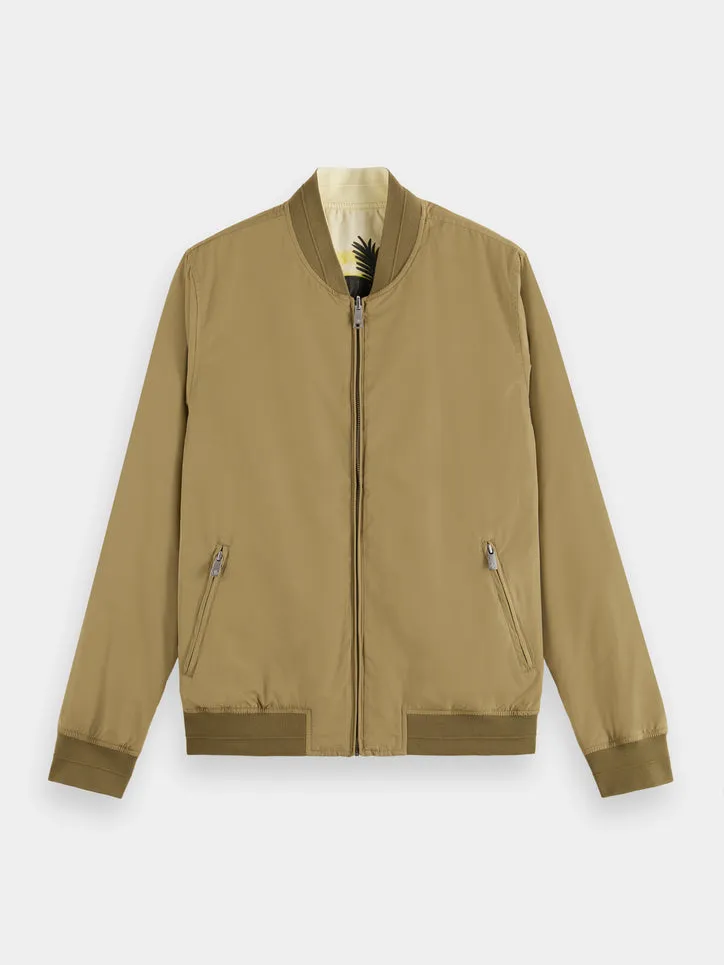 Reversible Bomber Jacket | Khaki