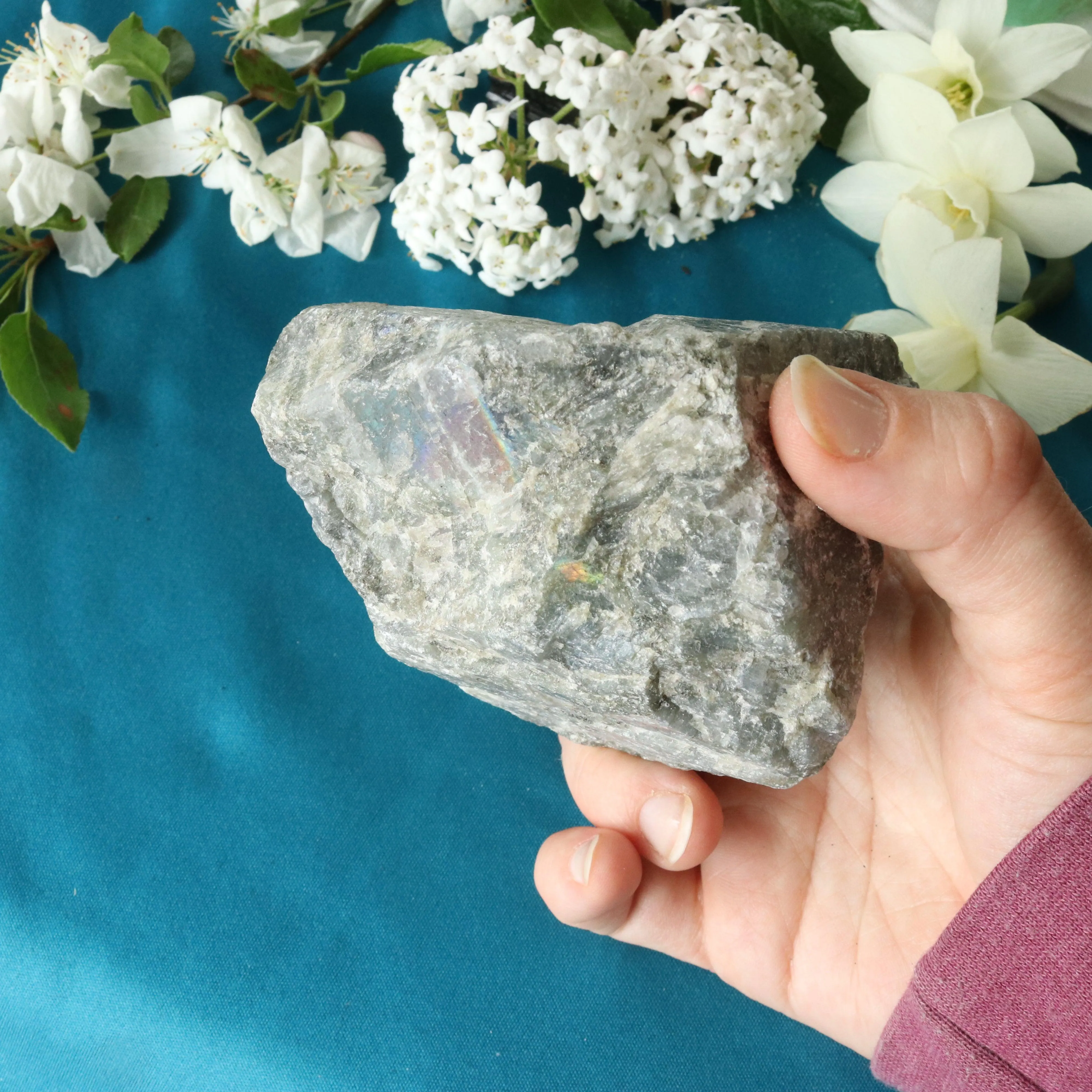 Rough Labradorite Specimen with Rainbow Flashes ~ Specimen #1