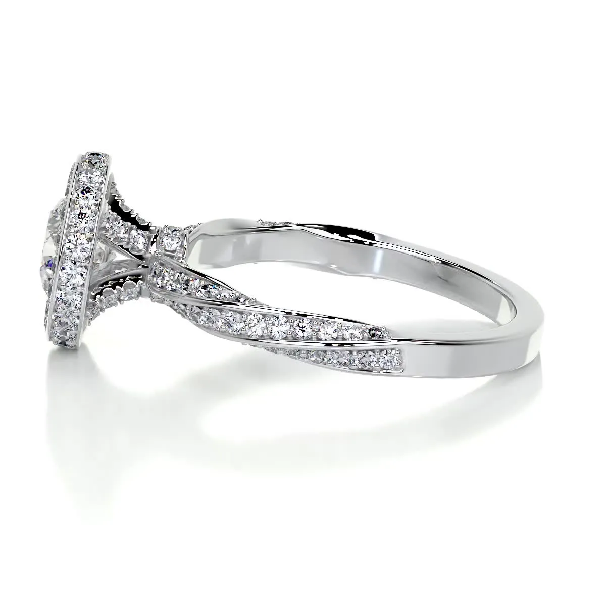 Sarina Lab Grown Diamond Ring -14K White Gold