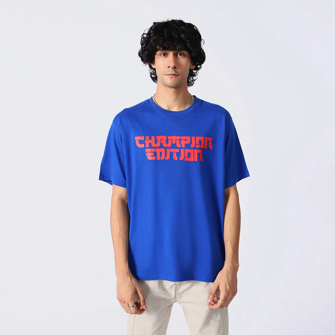 SF Champion Edition Oversized T-shirt Royal Blue