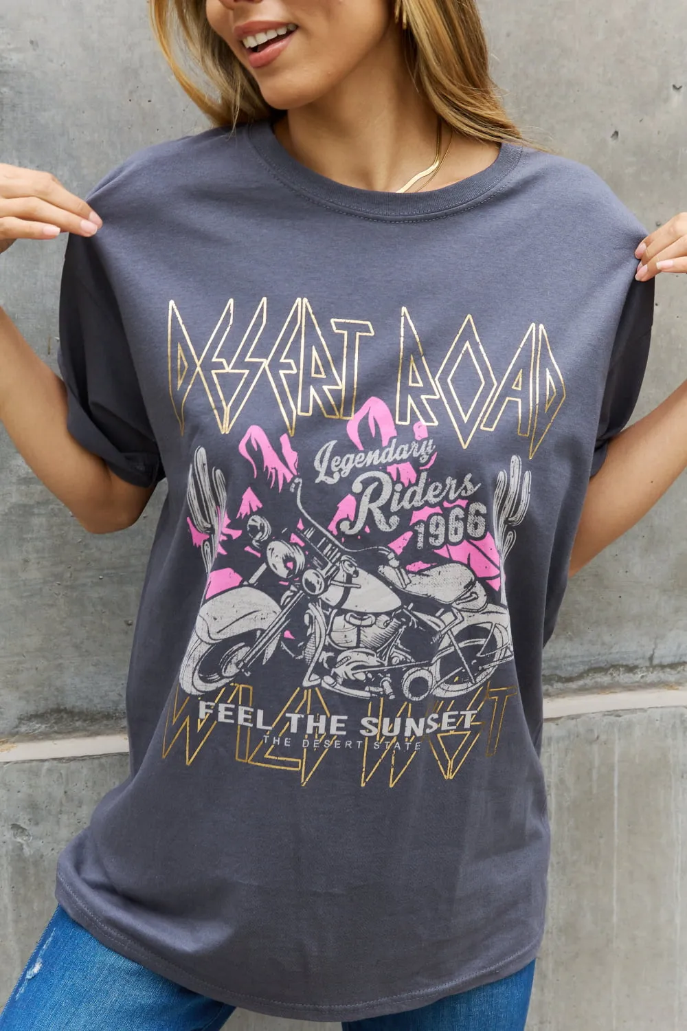 Sweet Claire Desert Road Graphic T-Shirt