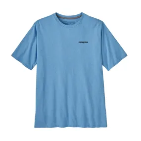 T-shirt Patagonia P-6 Logo Responsibili-Tee Azzurro