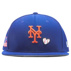 Team Heart 59FIFTY Fitted - New York Mets