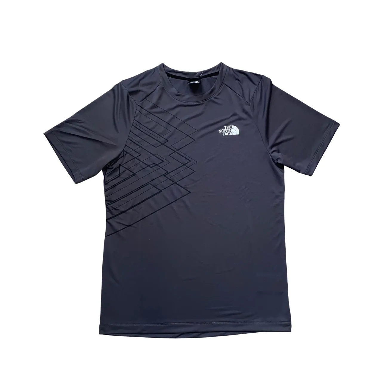 The North Face Men's short sleeve t-shirt in technical fabric Graphic NF0A87JKXI11 anthracite