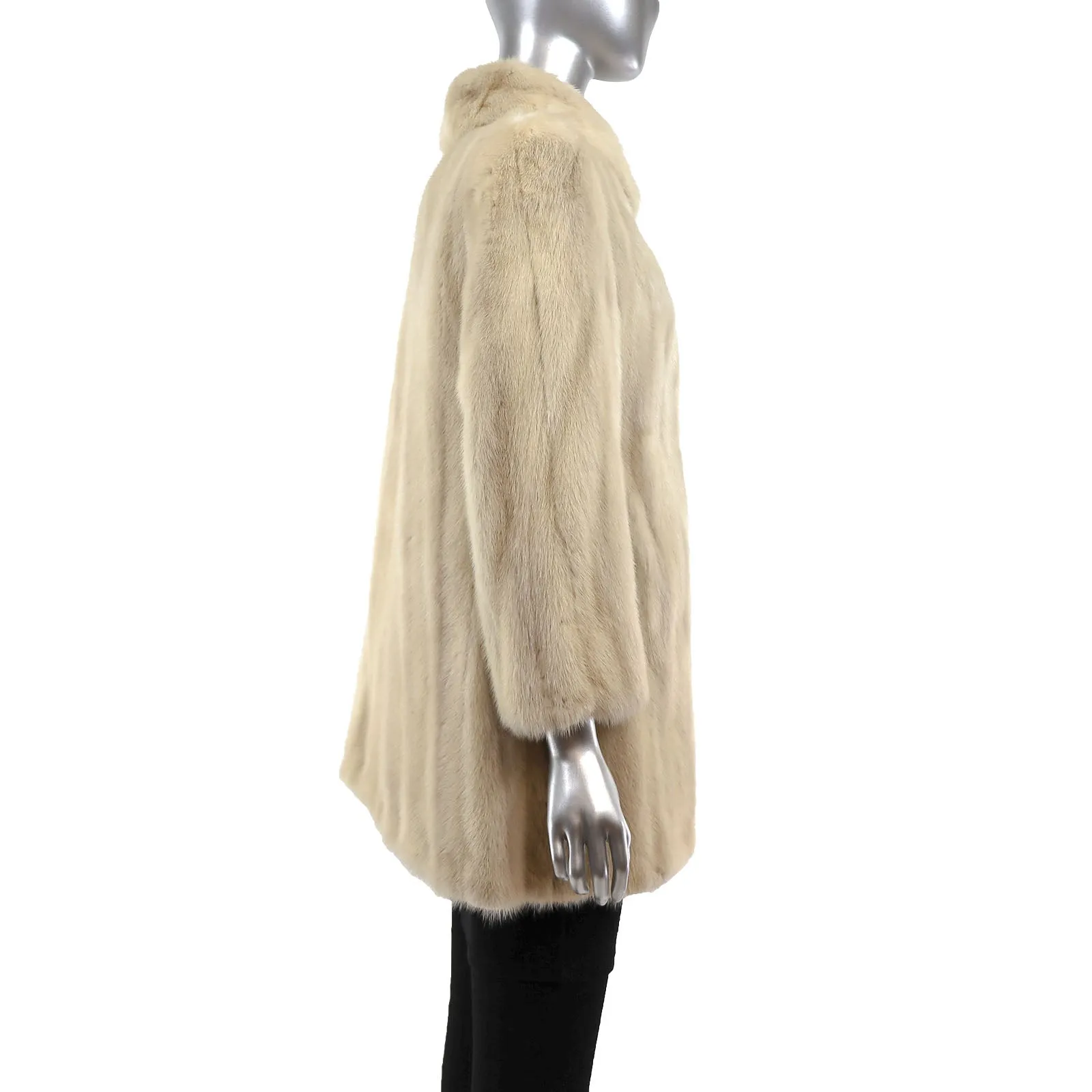 Tourmaline Mink Jacket- Size M