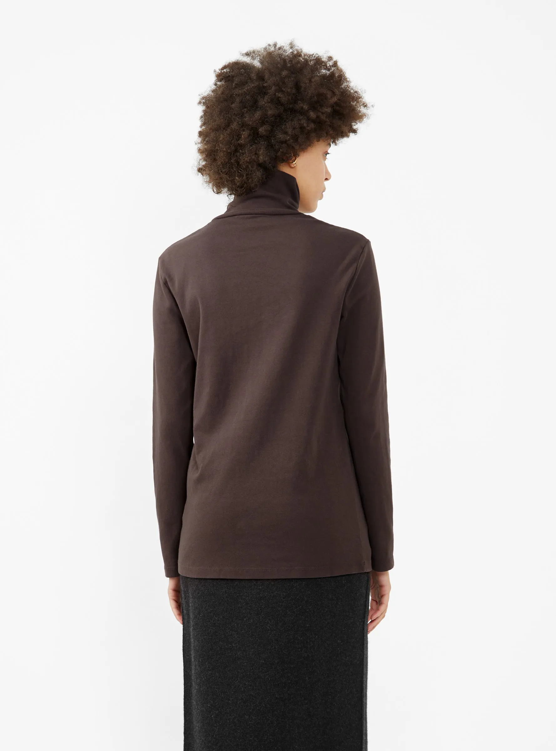 Turtleneck Top Plum