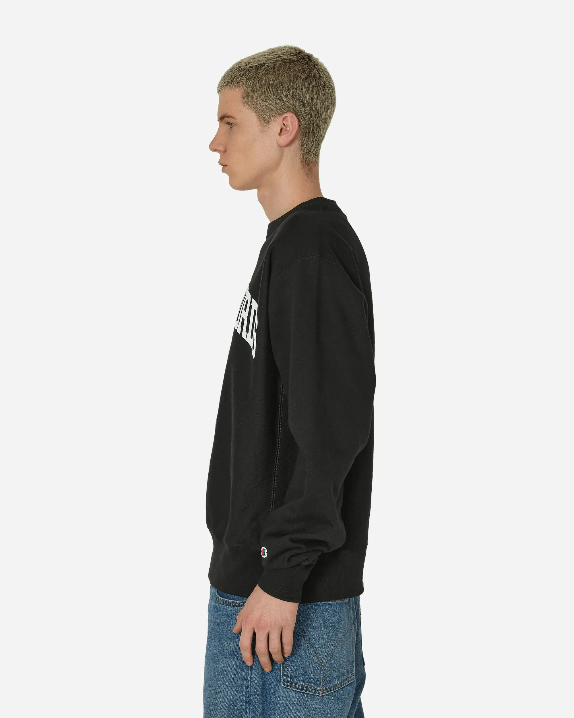 Varsity Crewneck Sweatshirt Black