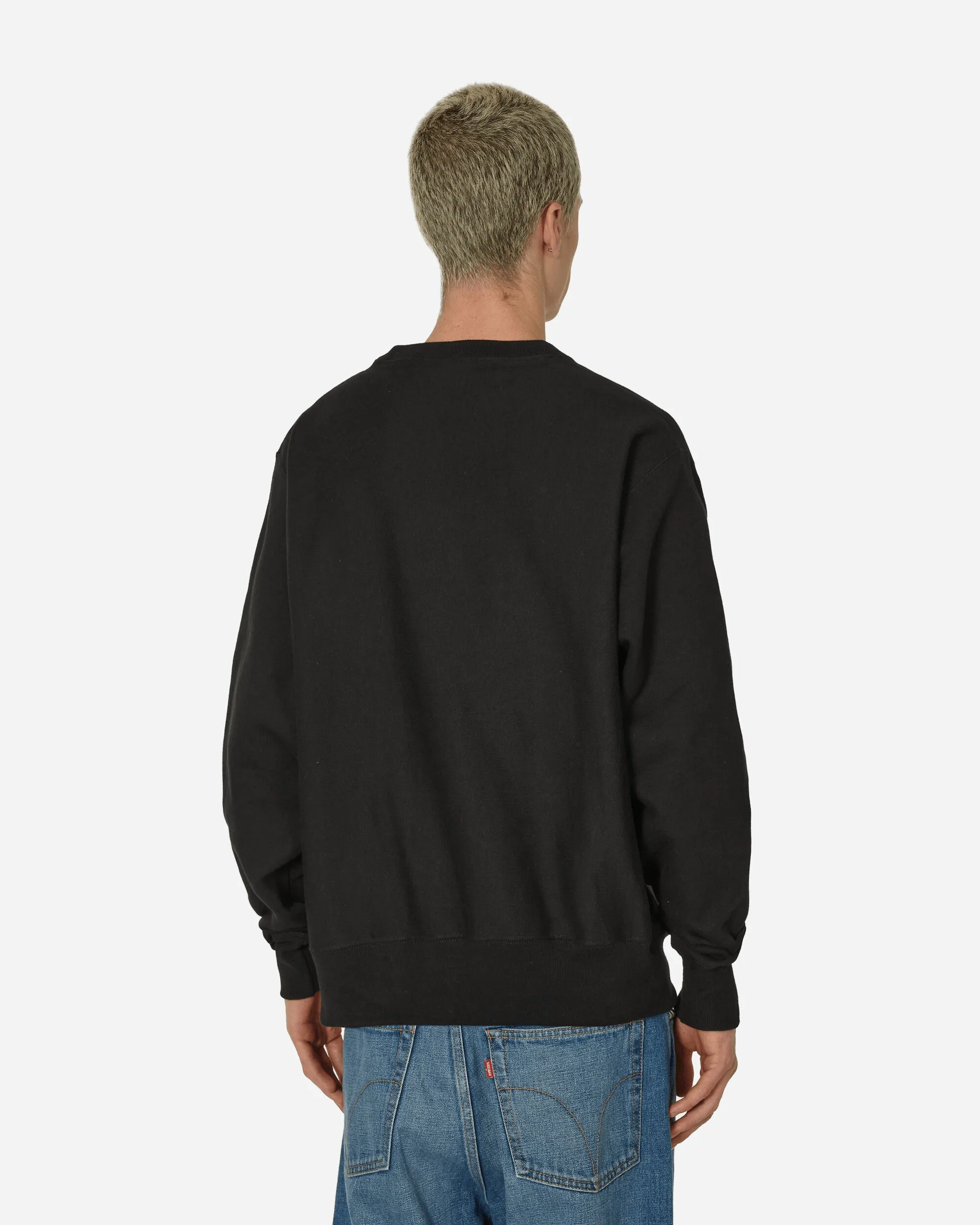 Varsity Crewneck Sweatshirt Black