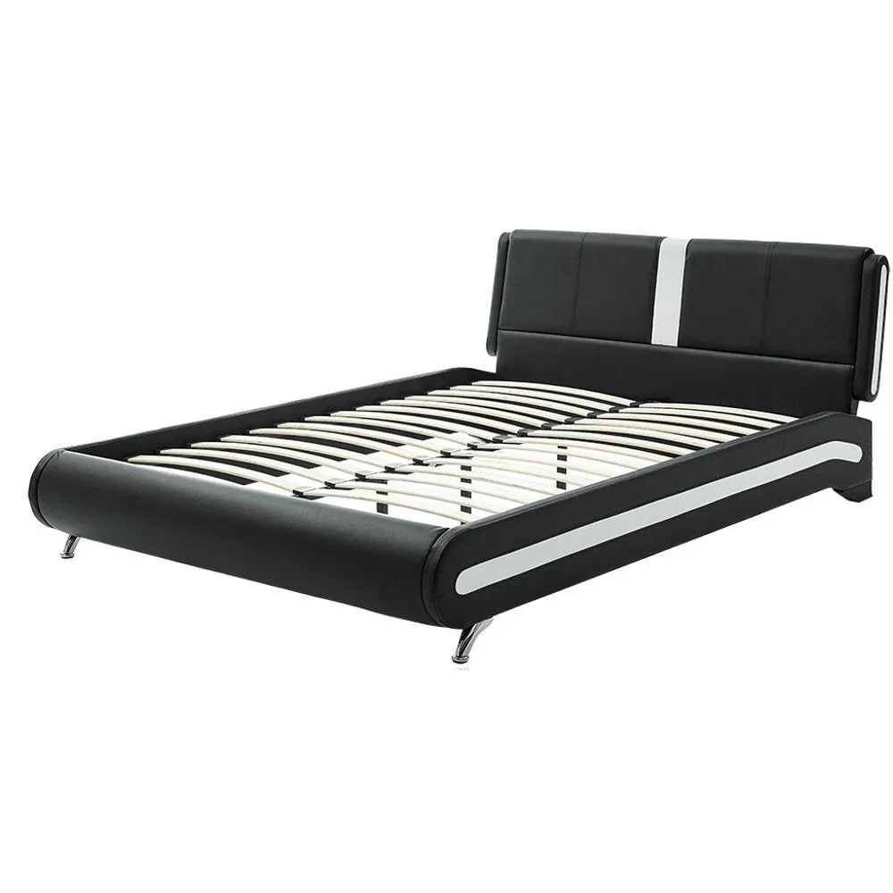 White Platform King Bed