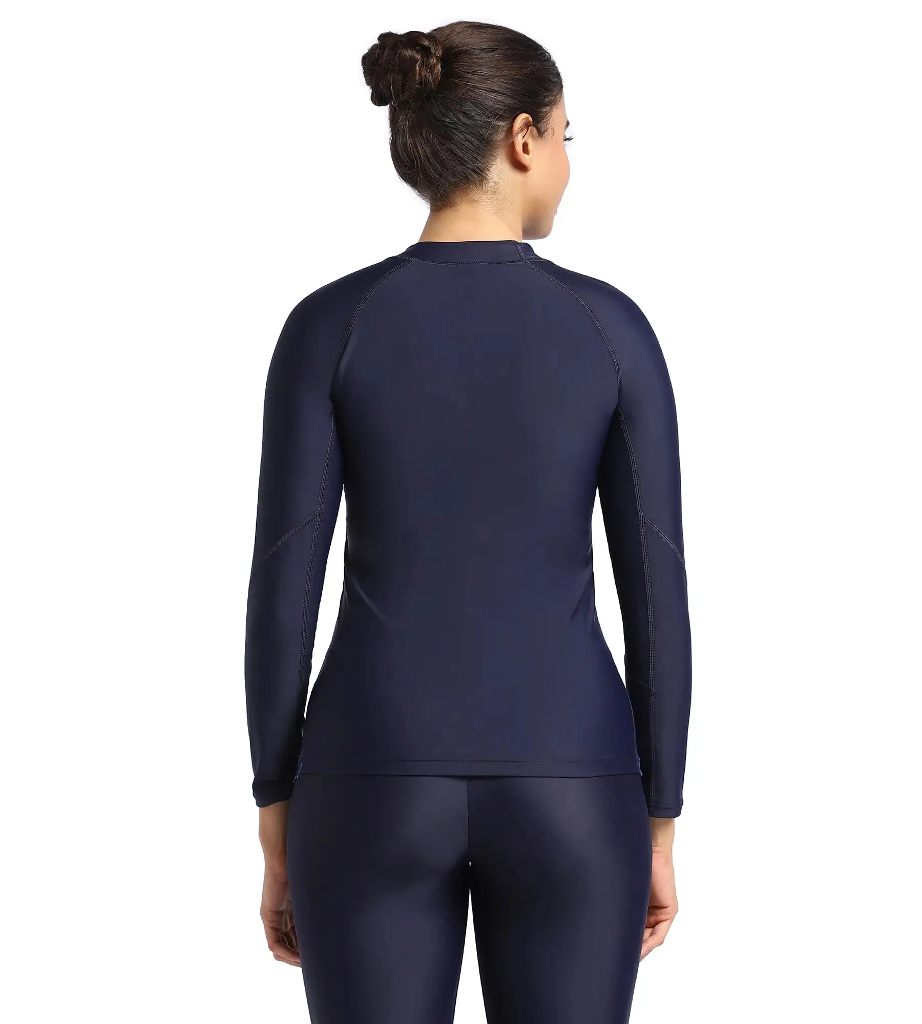 Women's Endurance Hyperboom Splice Suntop - Truenavy  &  Truecobalt